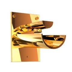 Artize, верх. душ, Confluence, 1-режимн., 145х180 мм, Глянцевое золото PVD