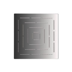 Jaquar, верх. душ, Maze, 1-режимн., 240х240 мм, Черный хром