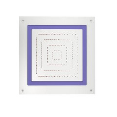 Jaquar, потолочный душ, Maze, 1-режимн., 450х450 мм,  Белый матовый