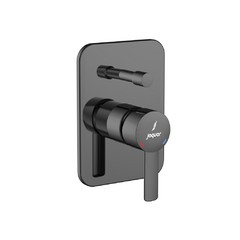 Jaquar, Смеситель для ванны встраиваемый, Fusion Prime, 1-рычаж., Черный хром