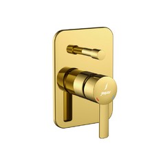 Jaquar, Смеситель для ванны встраиваемый, Fusion Prime, 1-рычаж., Глянцевое золото PVD