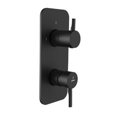 Jaquar, Смеситель для ванны встраиваемый, Florentine Prime, 1-рычаж., Черный матовый