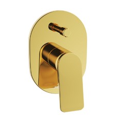 Jaquar, Смеситель для душа встраиваемый Laguna, 1-рычаж., Глянцевое золото PVD