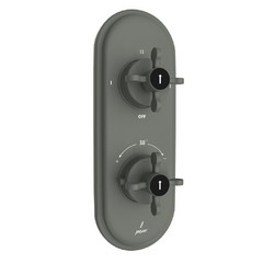 Jaquar, Смеситель для душа встраиваемый Queens Prime, термостат, Графит