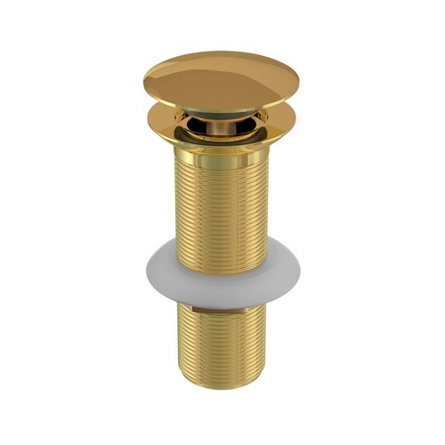 Jaquar, донный клапан для раковины без перелива, Глянцевое золото. Фото 1