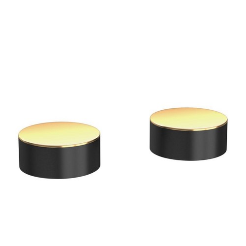 Jaquar, Кран Laguna, 2-рычаж., Матовое золото PVD / Черный матовый. Фото 1