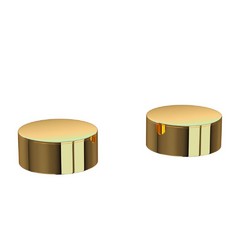 Jaquar, Кран Laguna, 2-рычаж., Глянцевое золото PVD