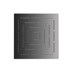 Jaquar, верх. душ, Maze, 1-режимн., 150х150 мм, Черный хром