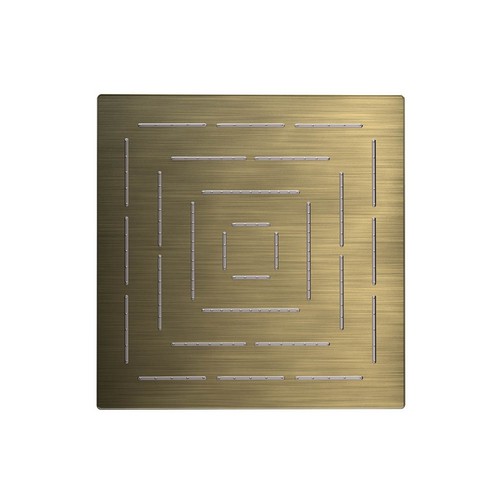 Jaquar, верх. душ, Maze, 1-режимн., 200х200 мм, Античная бронза. Фото 1