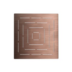 Jaquar, верх. душ, Maze, 1-режимн., 240х240 мм, Античная медь