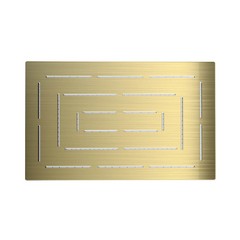 Jaquar, верх. душ, Maze, 1-режимн., 295х190 мм, Золотая пыль