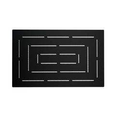 Jaquar, верх. душ, Maze, 1-режимн., 295х190 мм, Черный матовый