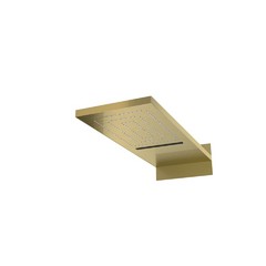 Jaquar, верх. душ, Maze, 2-режимн., 205х555 мм, Золотая пыль