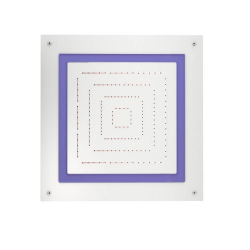 Jaquar, потолочный душ, Maze, 1-режимн., 450х450 мм,  Белый матовый. Фото 1